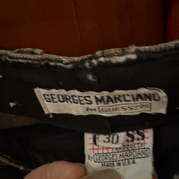 Authentic Vintage Georges Marciano for Guess Black denim skirt made in USA - Picture 3 of 5